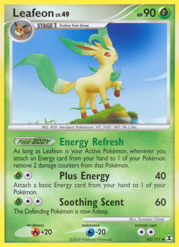 Leafeon (45/111) [Platinum: Rising Rivals] | Card Merchant Takapuna