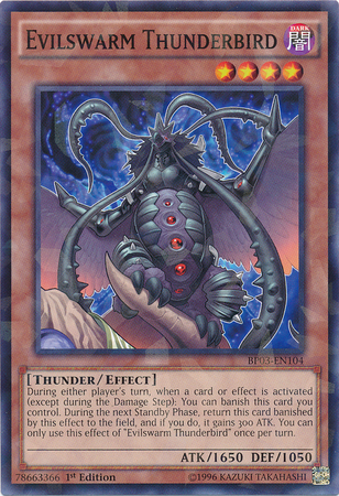 Evilswarm Thunderbird [BP03-EN104] Shatterfoil Rare | Card Merchant Takapuna