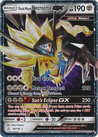 Dusk Mane Necrozma GX (90/156) (Jumbo Card) [Sun & Moon: Ultra Prism] | Card Merchant Takapuna