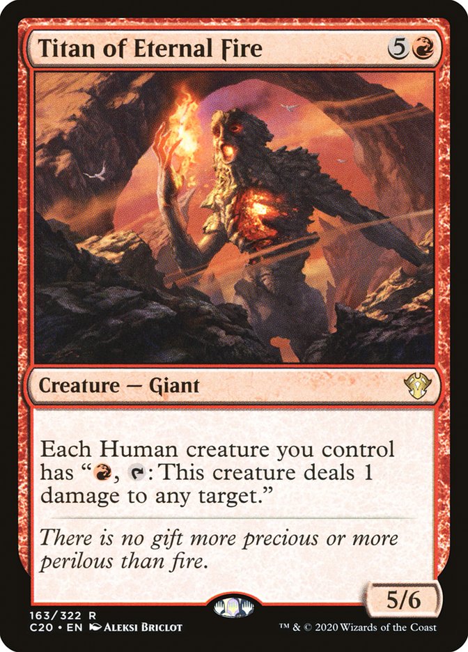 Titan of Eternal Fire [Commander 2020] | Card Merchant Takapuna