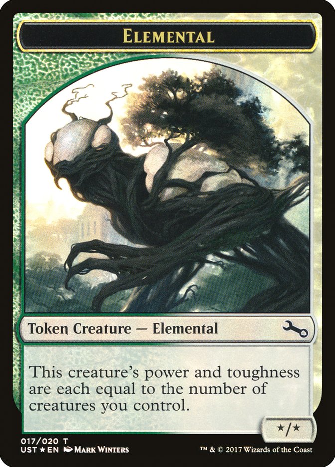 Elemental // Elemental Double-Sided Token (017/020) [Unstable Tokens] | Card Merchant Takapuna