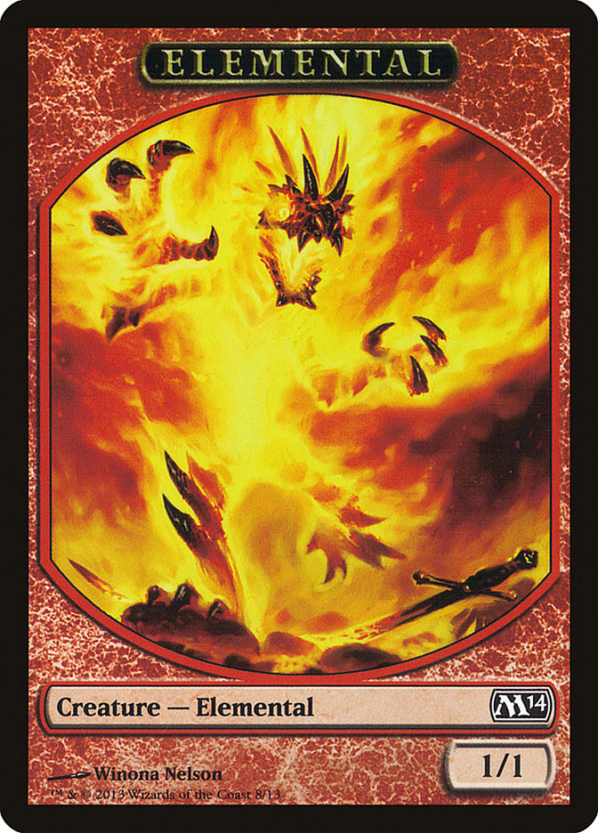 Elemental Token (8/13) [Magic 2014 Tokens] | Card Merchant Takapuna