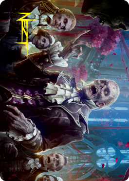 Undead Butler Art Card (Gold-Stamped Signature) [Innistrad: Crimson Vow Art Series] | Card Merchant Takapuna