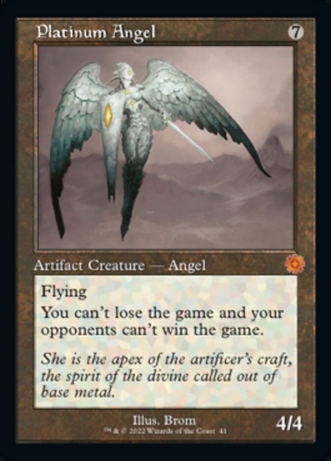 Platinum Angel (Retro) [The Brothers' War Retro Artifacts] | Card Merchant Takapuna