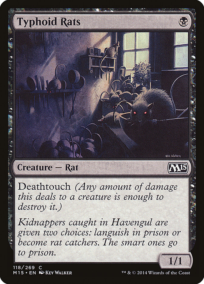 Typhoid Rats [Magic 2015] | Card Merchant Takapuna