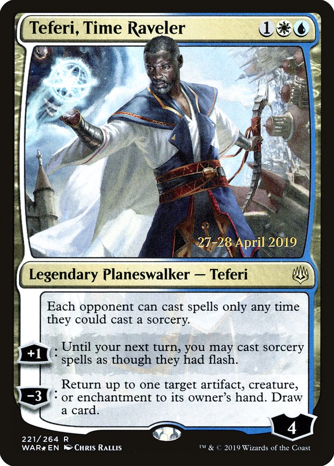 Teferi, Time Raveler [War of the Spark Prerelease Promos] | Card Merchant Takapuna