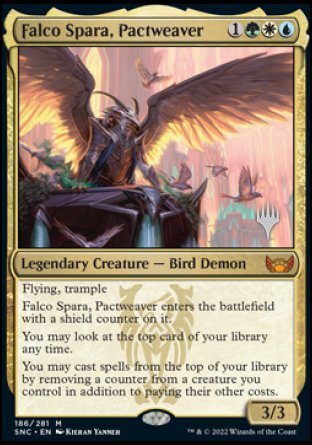 Falco Spara, Pactweaver (Promo Pack) [Streets of New Capenna Promos] | Card Merchant Takapuna