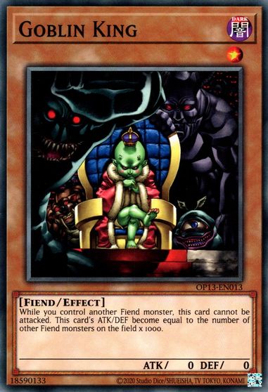 Goblin King [OP13-EN013] Common | Card Merchant Takapuna