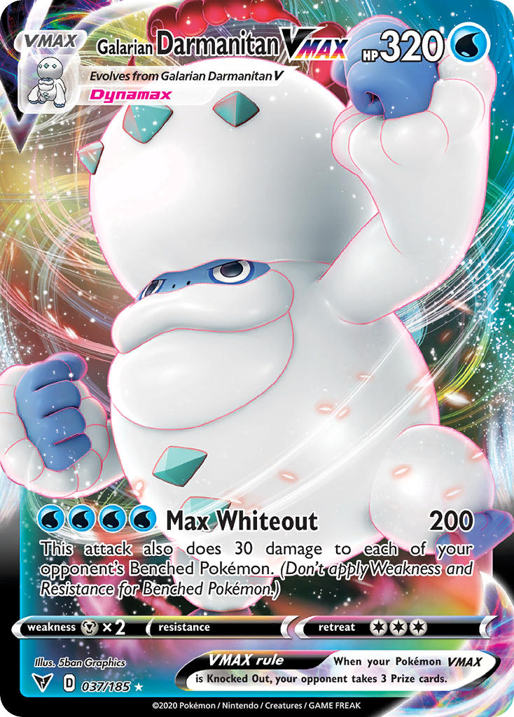 Galarian Darmanitan VMAX (037/185) [Sword & Shield: Vivid Voltage] | Card Merchant Takapuna