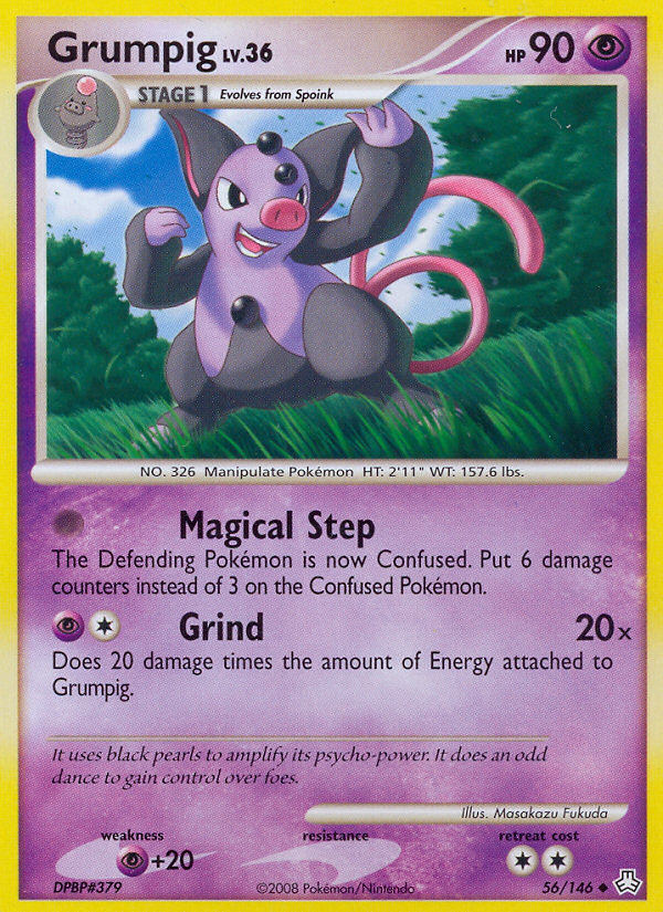 Grumpig (56/146) [Diamond & Pearl: Legends Awakened] | Card Merchant Takapuna