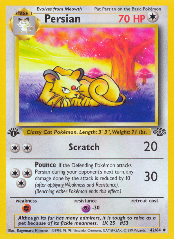 Persian (42/64) [Jungle 1st Edition] | Card Merchant Takapuna