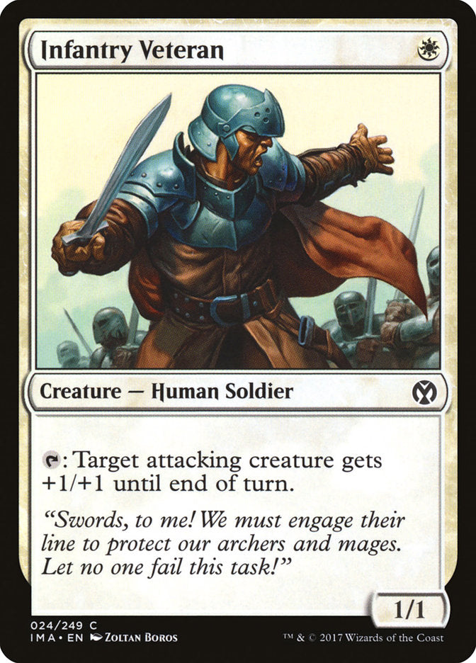 Infantry Veteran [Iconic Masters] | Card Merchant Takapuna