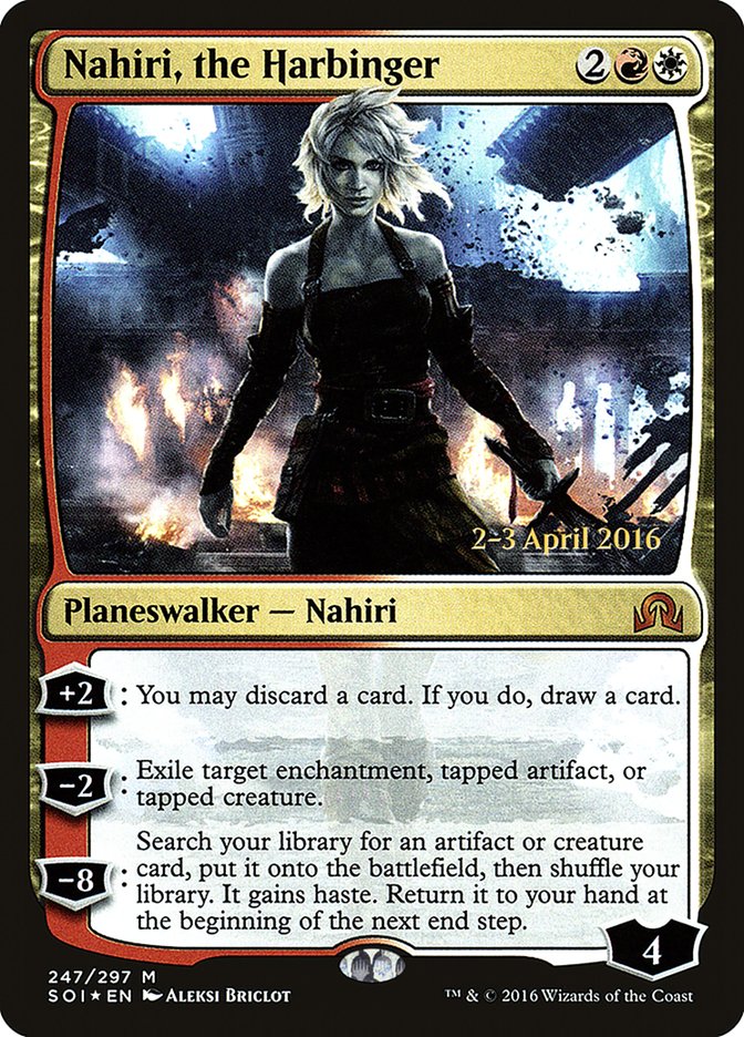 Nahiri, the Harbinger [Shadows over Innistrad Prerelease Promos] | Card Merchant Takapuna