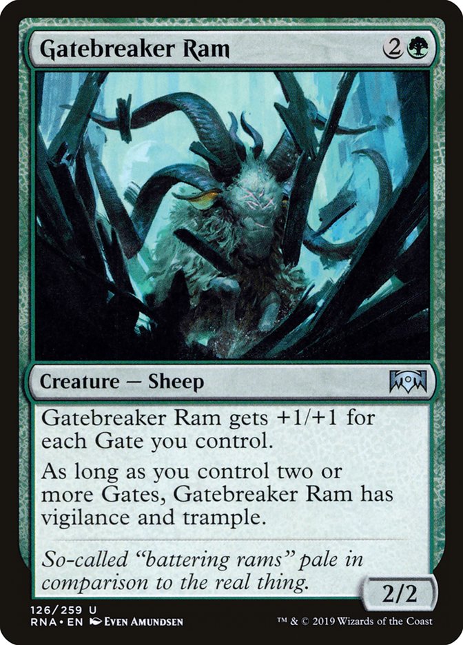 Gatebreaker Ram [Ravnica Allegiance] | Card Merchant Takapuna