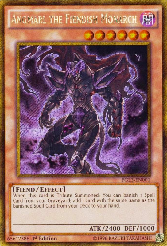 Angmarl the Fiendish Monarch [PGL3-EN001] Gold Secret Rare | Card Merchant Takapuna