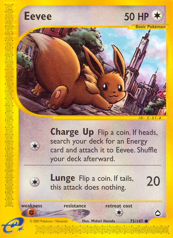 Eevee (75/147) [Aquapolis] | Card Merchant Takapuna