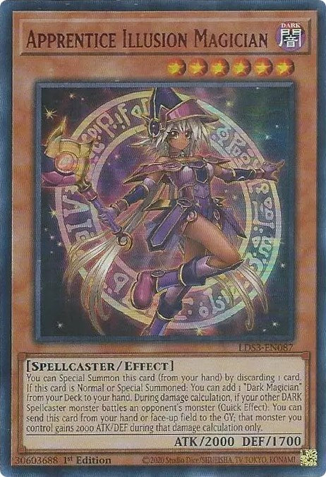 Apprentice Illusion Magician (Red) [LDS3-EN087] Ultra Rare | Card Merchant Takapuna