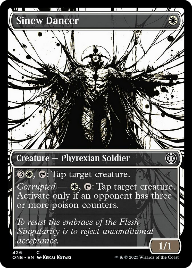 Sinew Dancer (Showcase Ichor Step-and-Compleat Foil) [Phyrexia: All Will Be One] | Card Merchant Takapuna