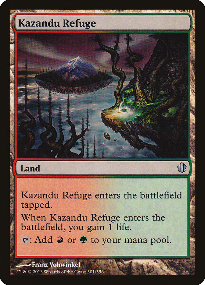 Kazandu Refuge [Commander 2013] | Card Merchant Takapuna