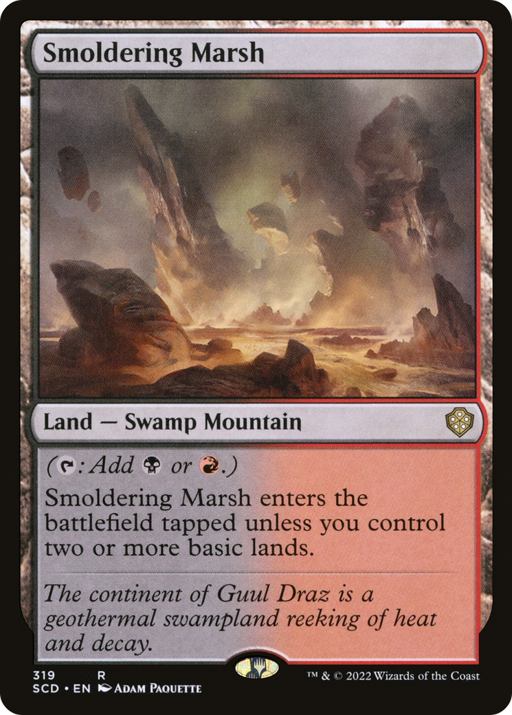 Smoldering Marsh [Starter Commander Decks] | Card Merchant Takapuna