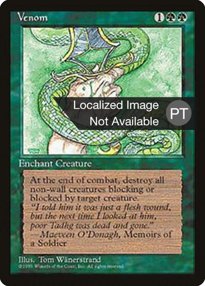 Venom [Fourth Edition (Foreign Black Border)] | Card Merchant Takapuna