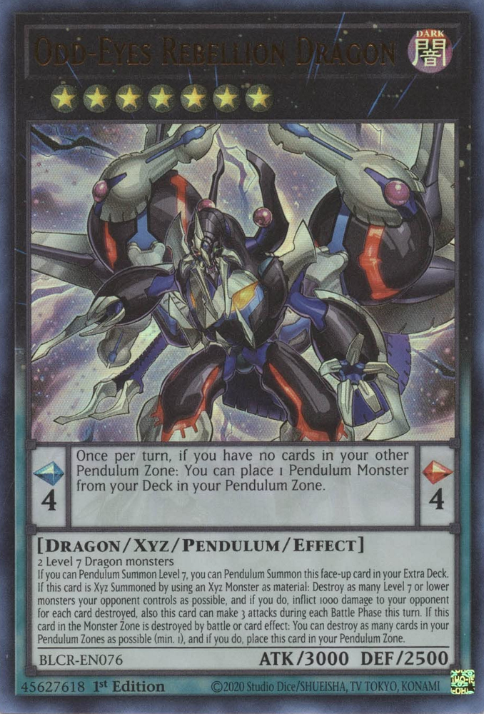 Odd-Eyes Rebellion Dragon [BLCR-EN076] Ultra Rare | Card Merchant Takapuna