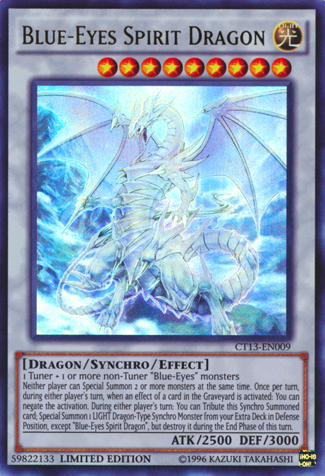 Blue-Eyes Spirit Dragon [CT13-EN009] Ultra Rare | Card Merchant Takapuna