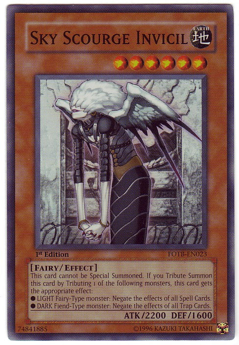 Sky Scourge Invicil [FOTB-EN023] Super Rare | Card Merchant Takapuna