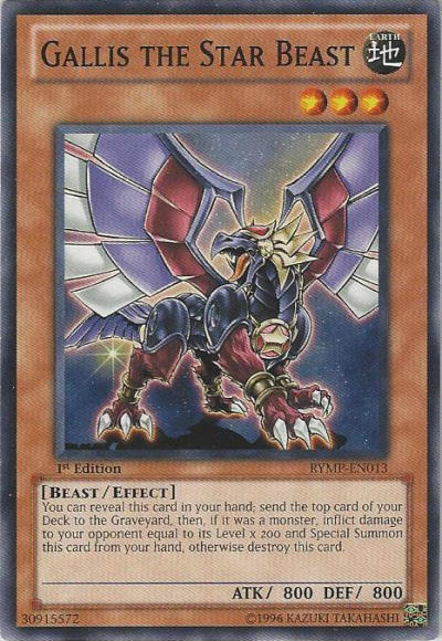 Gallis the Star Beast [RYMP-EN013] Common | Card Merchant Takapuna