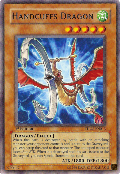 Handcuffs Dragon [TDGS-EN013] Rare | Card Merchant Takapuna