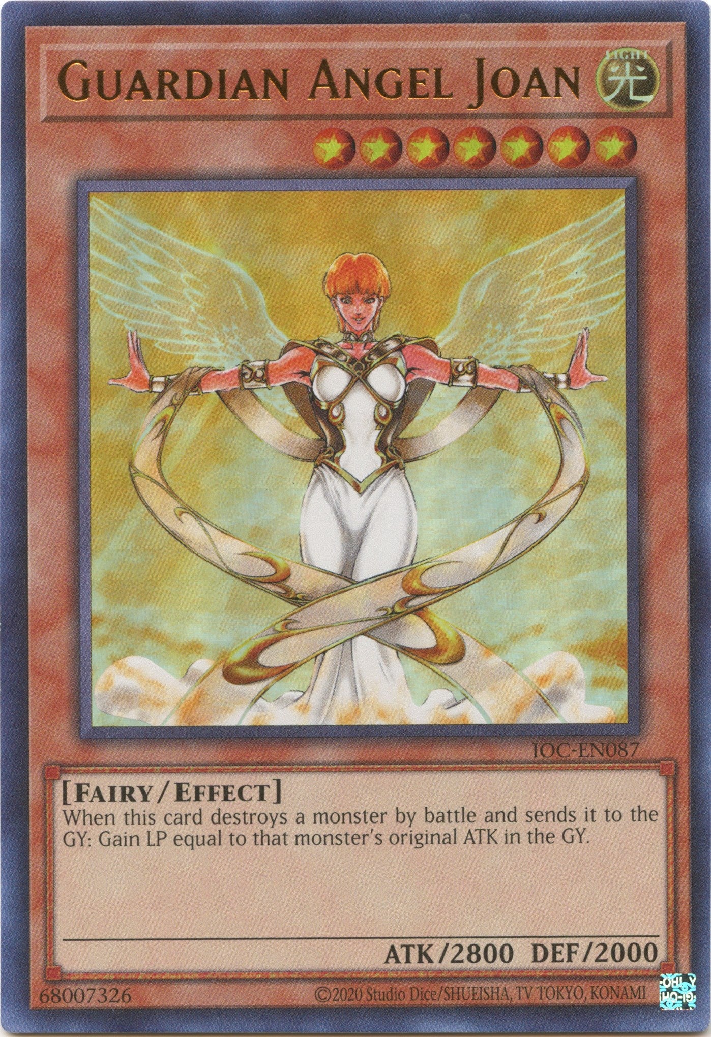 Guardian Angel Joan (25th Anniversary) [IOC-EN087] Ultra Rare | Card Merchant Takapuna