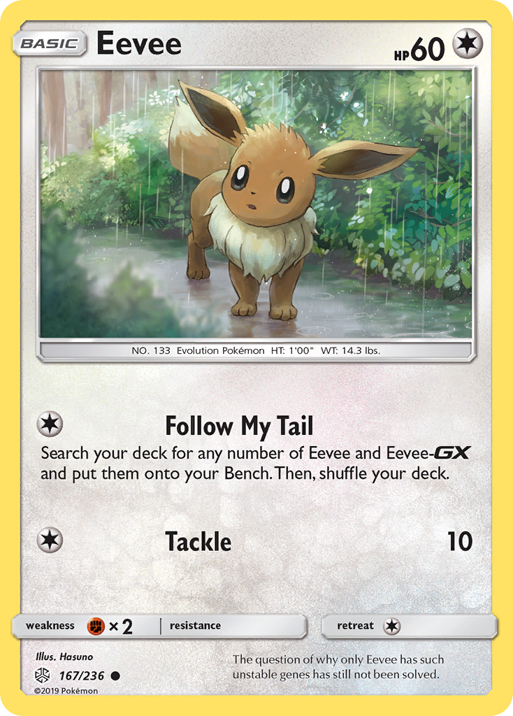 Eevee (167/236) [Sun & Moon: Cosmic Eclipse] | Card Merchant Takapuna