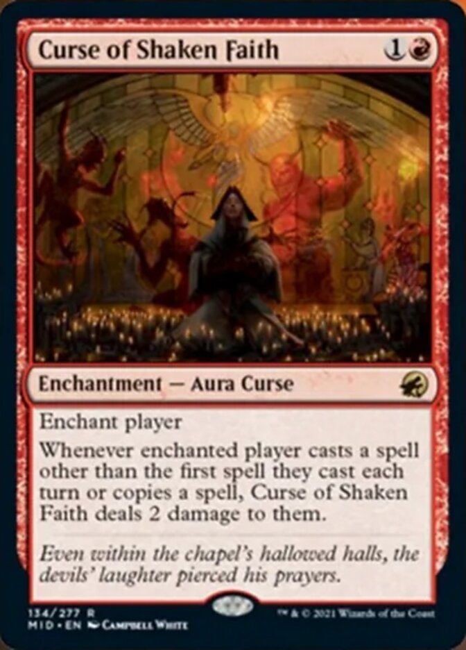 Curse of Shaken Faith [Innistrad: Midnight Hunt] | Card Merchant Takapuna