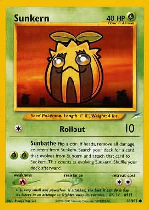 Sunkern (83/105) [Neo Destiny Unlimited] | Card Merchant Takapuna