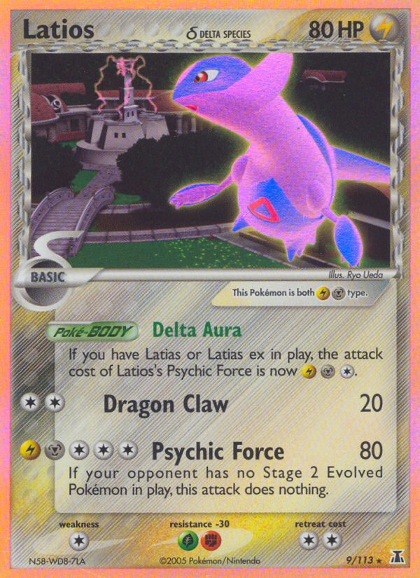 Latios (9/113) (Delta Species) [EX: Delta Species] | Card Merchant Takapuna