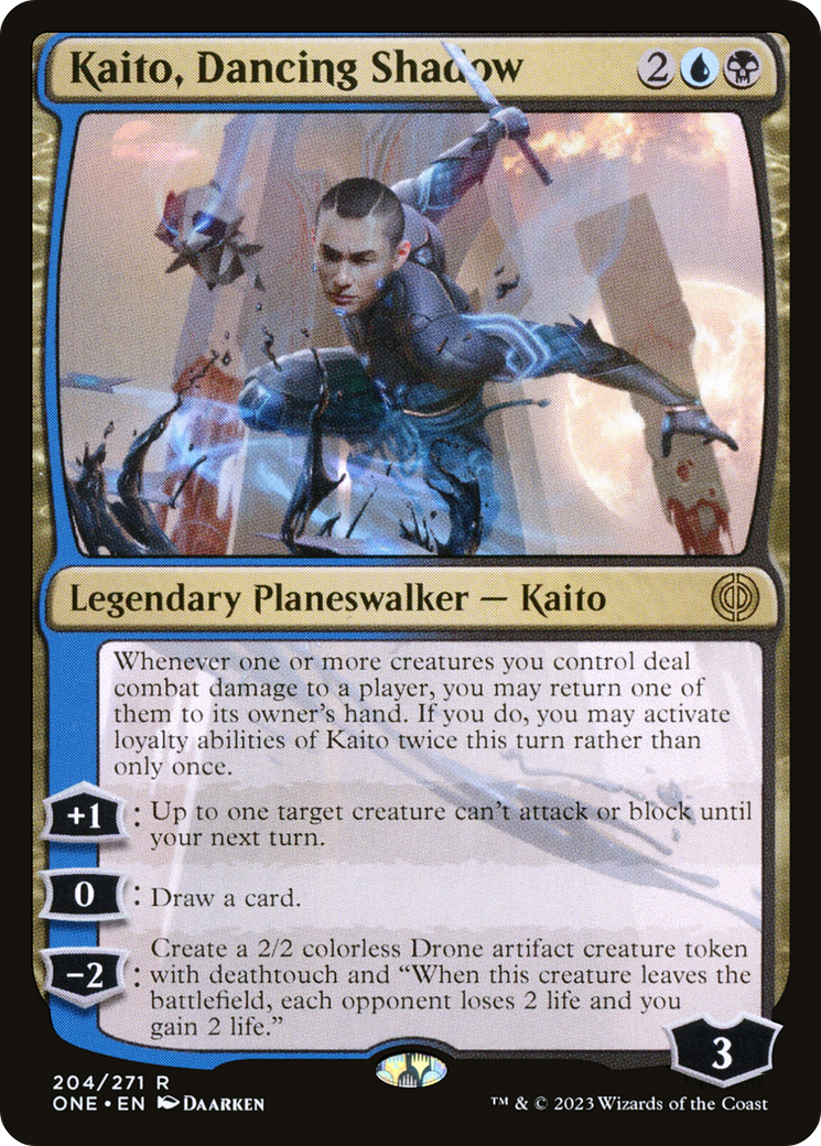 Kaito, Dancing Shadow [Phyrexia: All Will Be One] | Card Merchant Takapuna