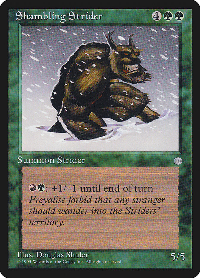 Shambling Strider [Ice Age] | Card Merchant Takapuna