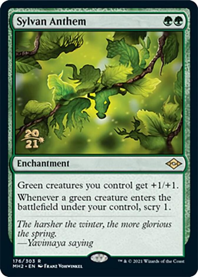 Sylvan Anthem [Modern Horizons 2 Prerelease Promos] | Card Merchant Takapuna