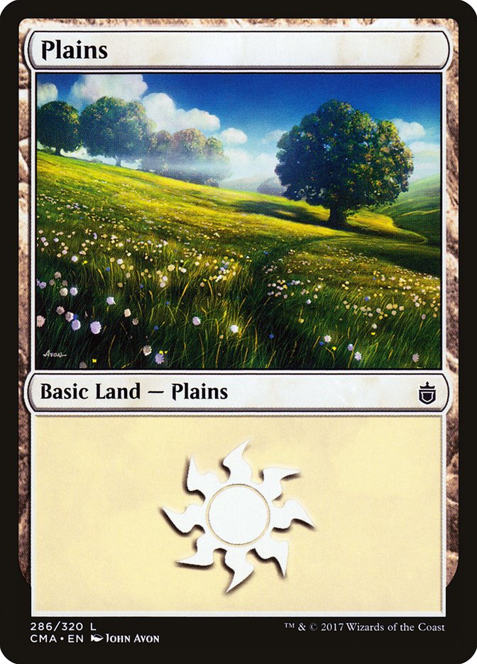 Plains (286) [Commander Anthology] | Card Merchant Takapuna