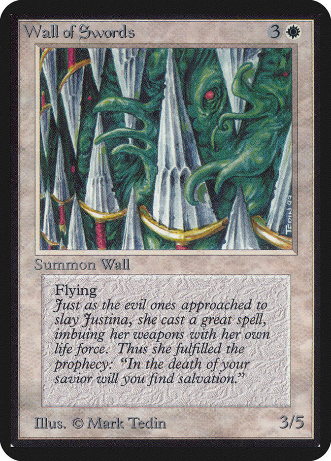 Wall of Swords [Alpha Edition] | Card Merchant Takapuna