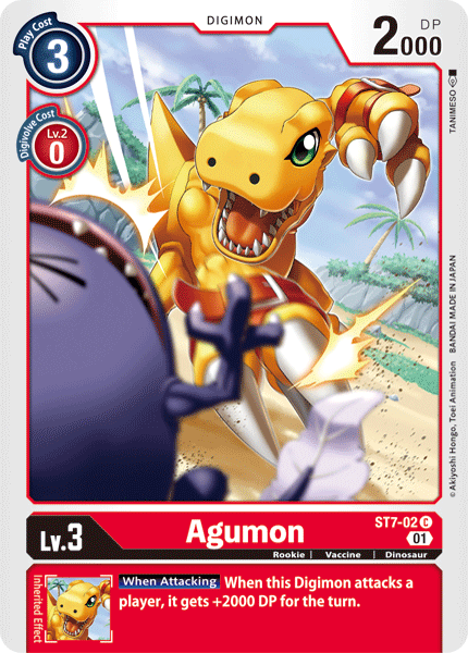 Agumon [ST7-02] [Starter Deck: Gallantmon] | Card Merchant Takapuna