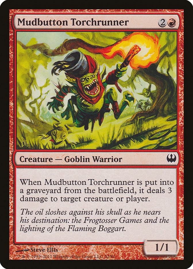 Mudbutton Torchrunner [Duel Decks: Knights vs. Dragons] | Card Merchant Takapuna