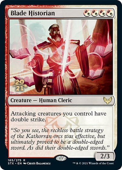 Blade Historian [Strixhaven: School of Mages Prerelease Promos] | Card Merchant Takapuna