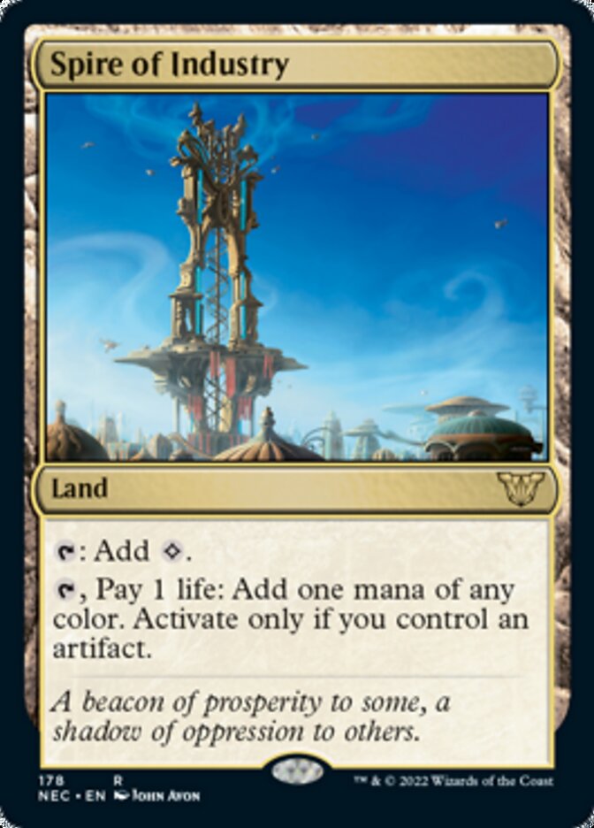 Spire of Industry [Kamigawa: Neon Dynasty Commander] | Card Merchant Takapuna