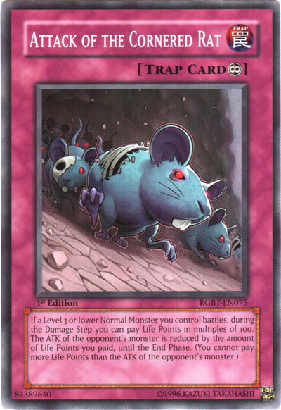 Attack of the Cornered Rat [RGBT-EN075] Common | Card Merchant Takapuna