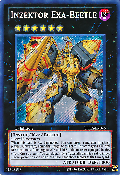 Inzektor Exa-Beetle [ORCS-EN046] Secret Rare | Card Merchant Takapuna