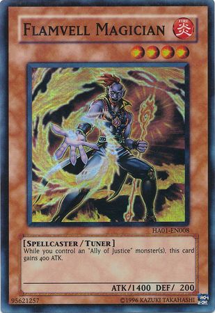 Flamvell Magician [HA01-EN008] Super Rare | Card Merchant Takapuna