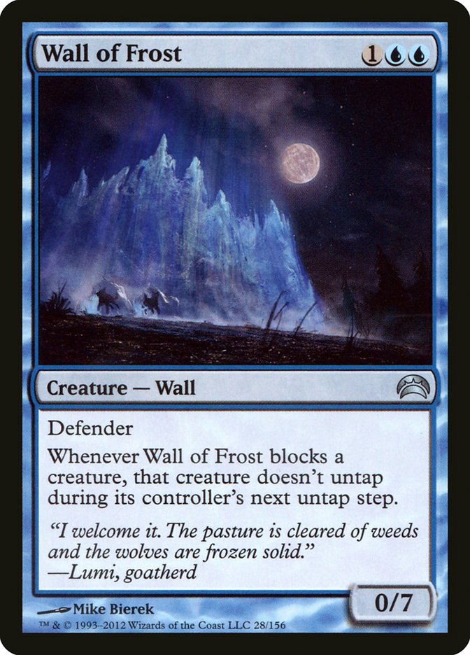 Wall of Frost [Planechase 2012] | Card Merchant Takapuna