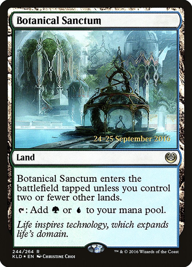 Botanical Sanctum [Kaladesh Prerelease Promos] | Card Merchant Takapuna