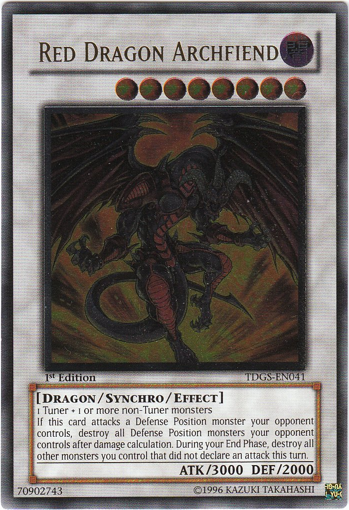 Red Dragon Archfiend [TDGS-EN041] Ultimate Rare | Card Merchant Takapuna